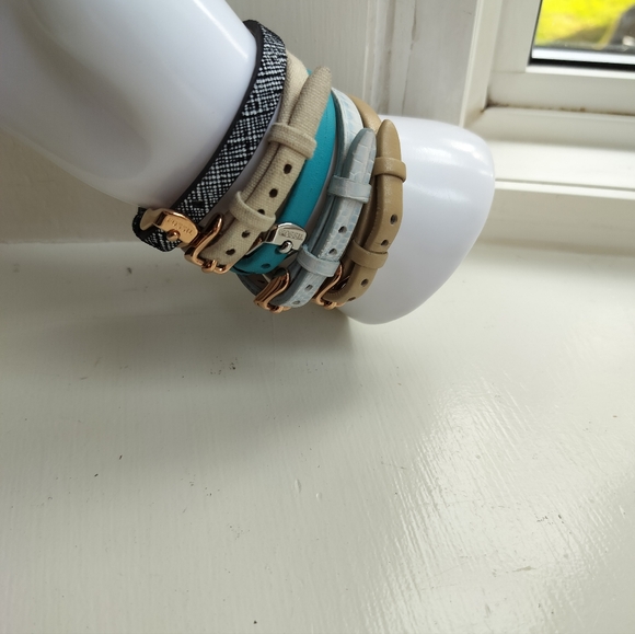 Fossil Bracelet Women's Full Band Leather (5 Piece's) - Picture 8 of 11